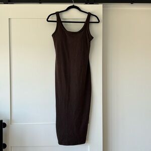 Vuori Brown Sleeveless Dress